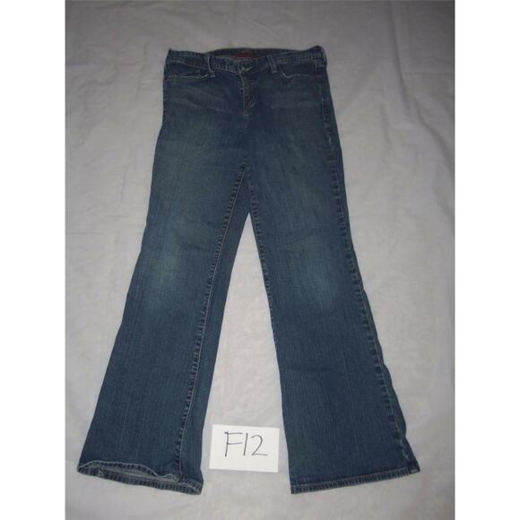 Eddie Bauer Blue Jeans Size 10 Regular Stretch Womens -0213F12 - Picture 1 of 2